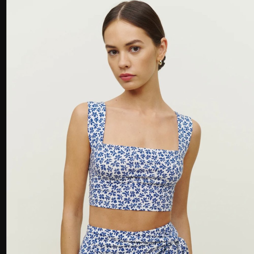 Reformation Rika Knit Top